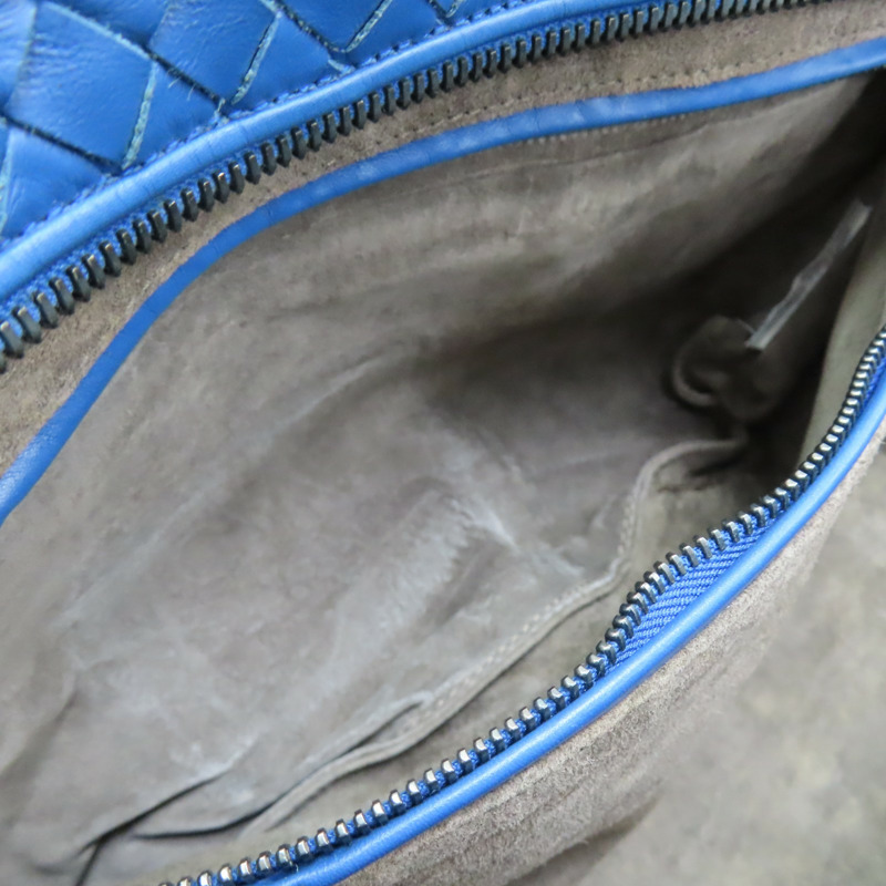 藍色 羊皮 手提包【BOTTEGA VENETA BV 寶緹嘉】-6