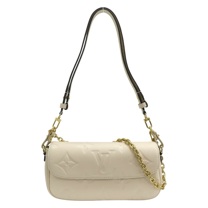 米白色牛皮 Wallet on Chain Ivy 兩用包 M82210 [LV Louis Vuitton 路易威登] M82210-0