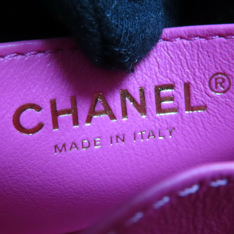 粉色牛皮 Mini 單肩鏈包 肩背包 A35200 [CHANEL 香奈兒] A35200-8