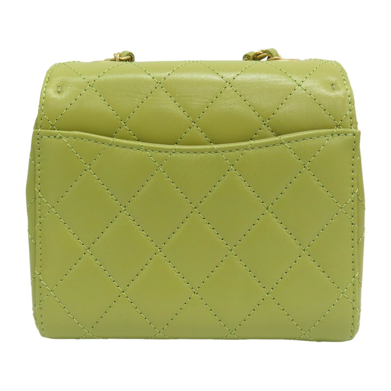 綠色牛皮 單肩鏈包 肩背包 [CHANEL 香奈兒]-1