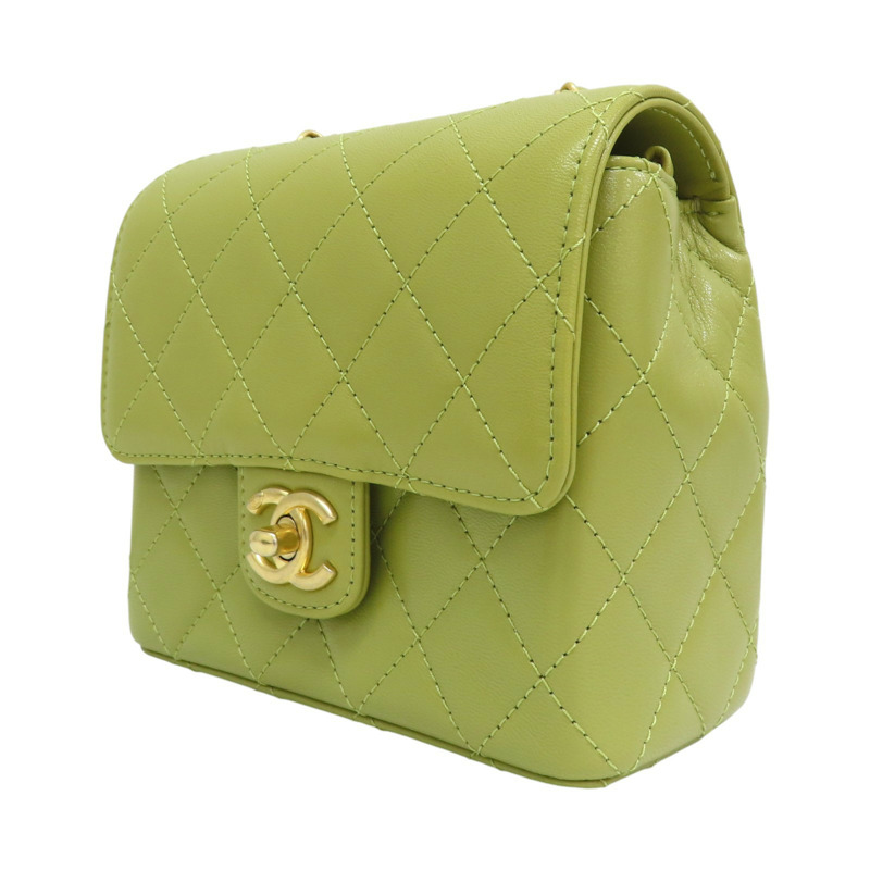綠色牛皮 單肩鏈包 肩背包 [CHANEL 香奈兒]-2