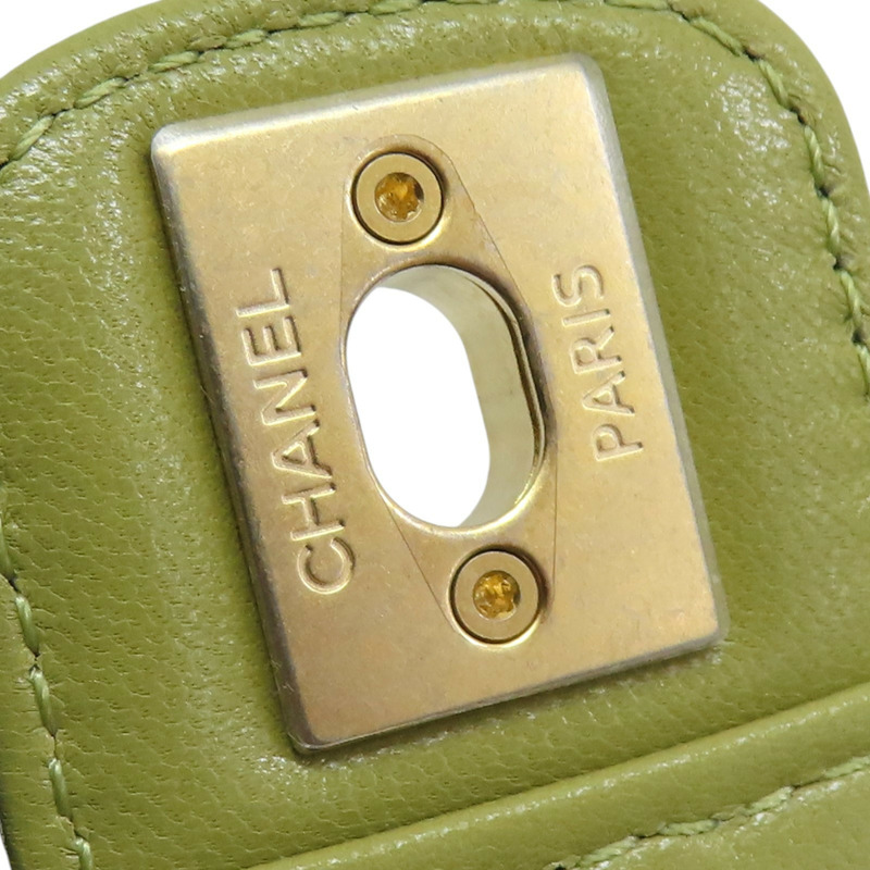 綠色牛皮 單肩鏈包 肩背包 [CHANEL 香奈兒]-16