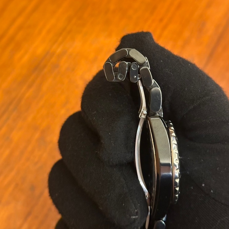 Chanel黑色J12 33cm石英錶-28