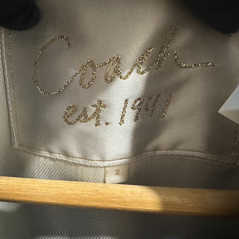 【美收精品】coach 深藍色長版風衣外套 4-255【隔月月中將轉賣至日本 上架期限30天】-6