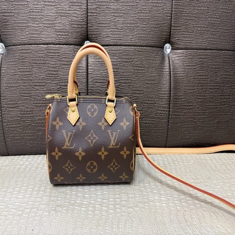 LV 原花 Nano Speedy 波士頓斜背包M61252