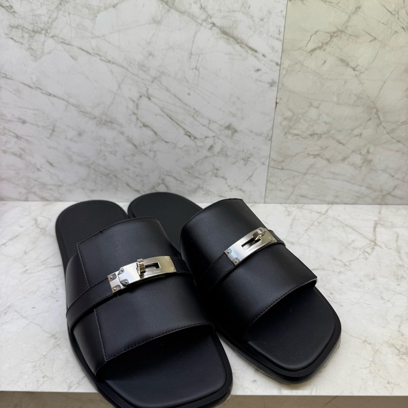 HERMES KELLY平底拖鞋/42.5-0