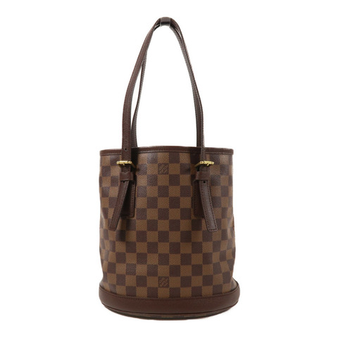 LOUIS VUITTON Damier Marais Bucket金扣肩背袋