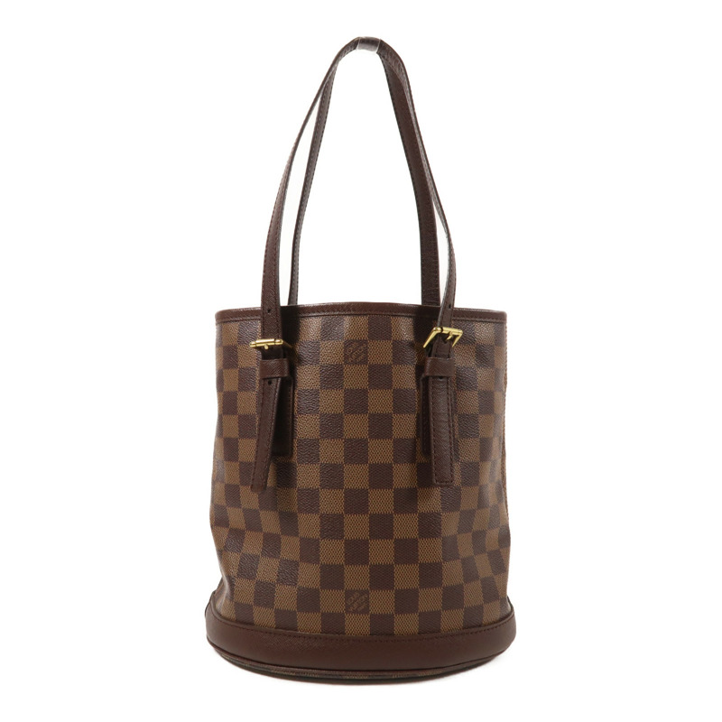 LOUIS VUITTON Damier Marais Bucket金扣肩背袋-1