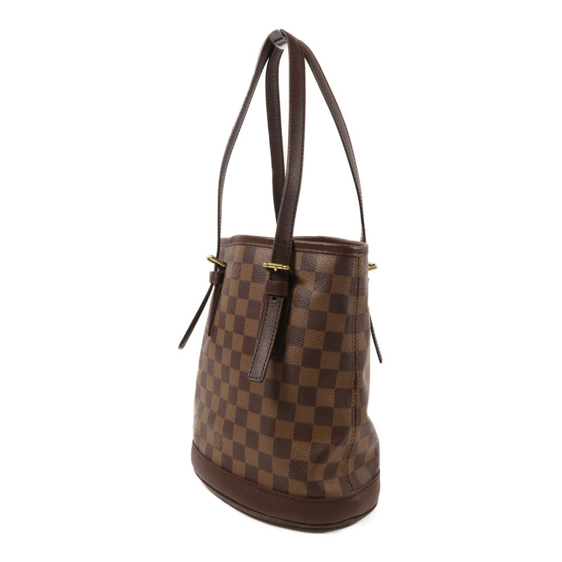 LOUIS VUITTON Damier Marais Bucket金扣肩背袋-2
