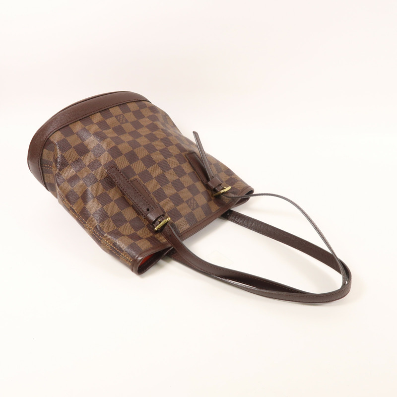 LOUIS VUITTON Damier Marais Bucket金扣肩背袋-7