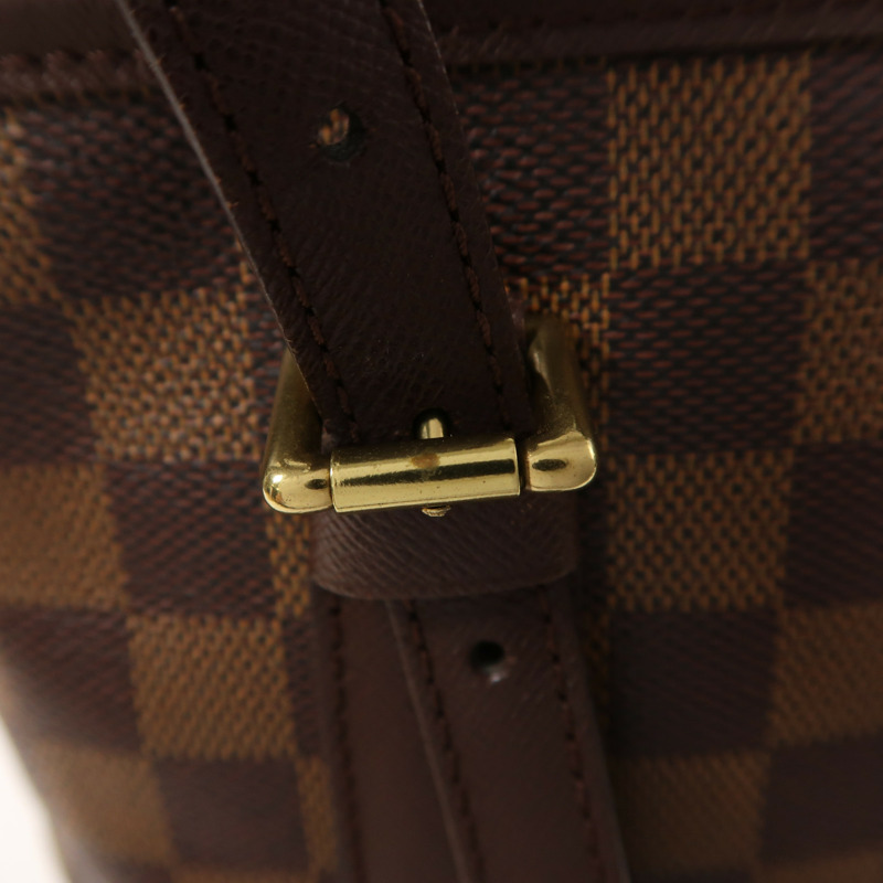 LOUIS VUITTON Damier Marais Bucket金扣肩背袋-14