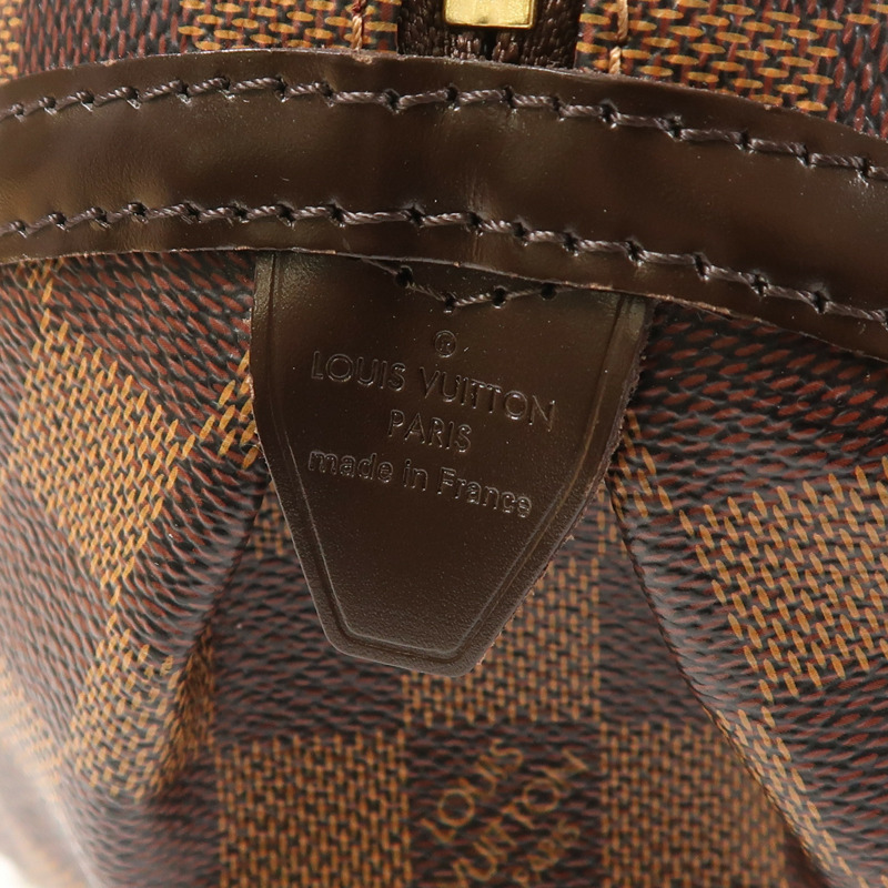 LOUIS VUITTON Damier Rivington金扣肩背袋-6