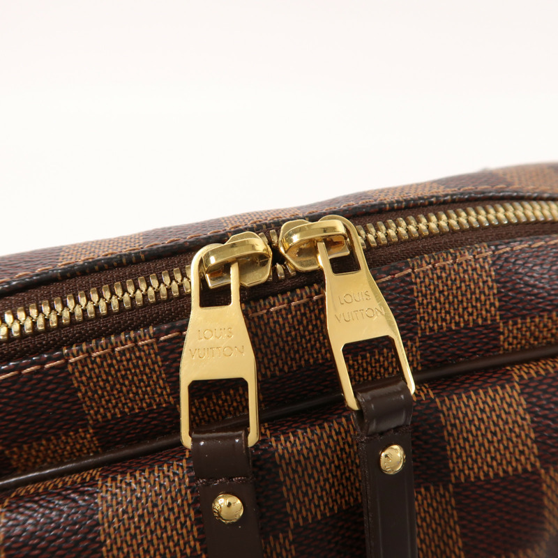LOUIS VUITTON Damier Rivington金扣肩背袋-14