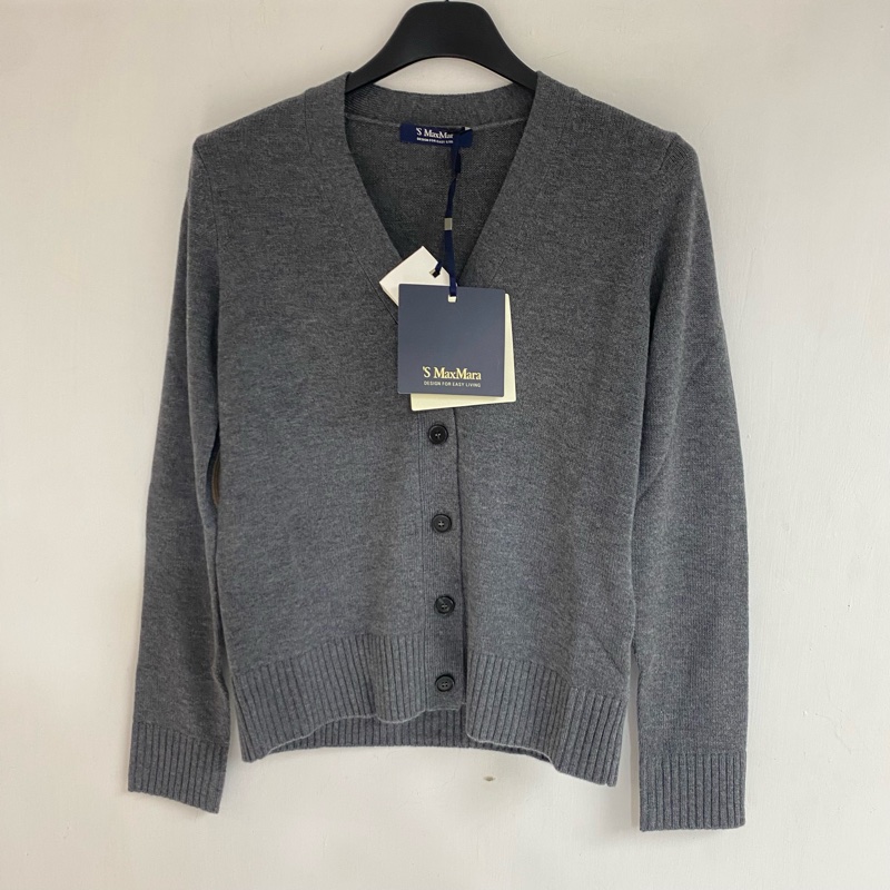 MaxMara-Apollo 駝色/灰色 開衫#XS S M-4
