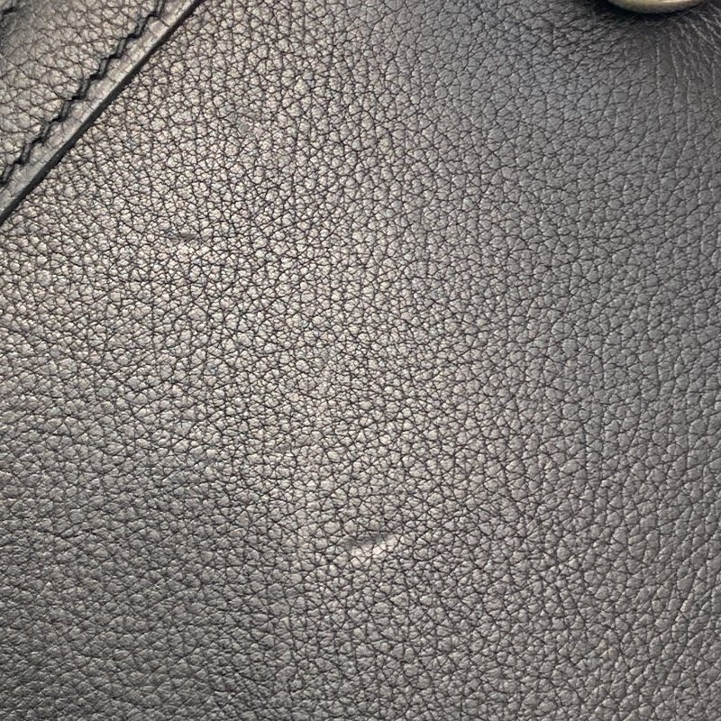 HERMES 愛馬仕 Sac Chaine D’Ancre 🄽刻 皮革 肩背包 黑色 銀釦-16