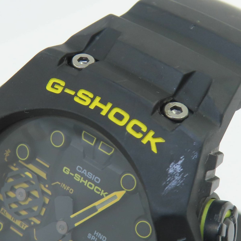 CASIO G-SHOCK 藍牙手機連接石英手錶,警示黃 (GA-B001CY-1AJF)-5