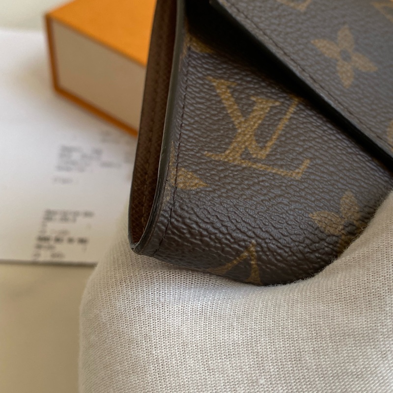 LV 三折夾 焦糖色 |經典不敗|熱門款式|喜歡收藏|誠🉑小議-7