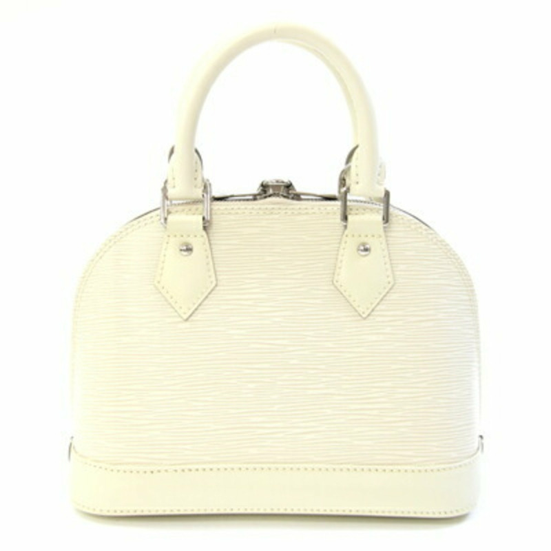 Louis Vuitton Epi Alma BB 女士手提包 M4085J 象牙色半月形單肩包,LOUIS VUITTON-1