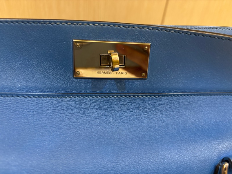 Hermes 愛馬仕 toolbox 26 牛奶盒子 銀扣 swift皮-16