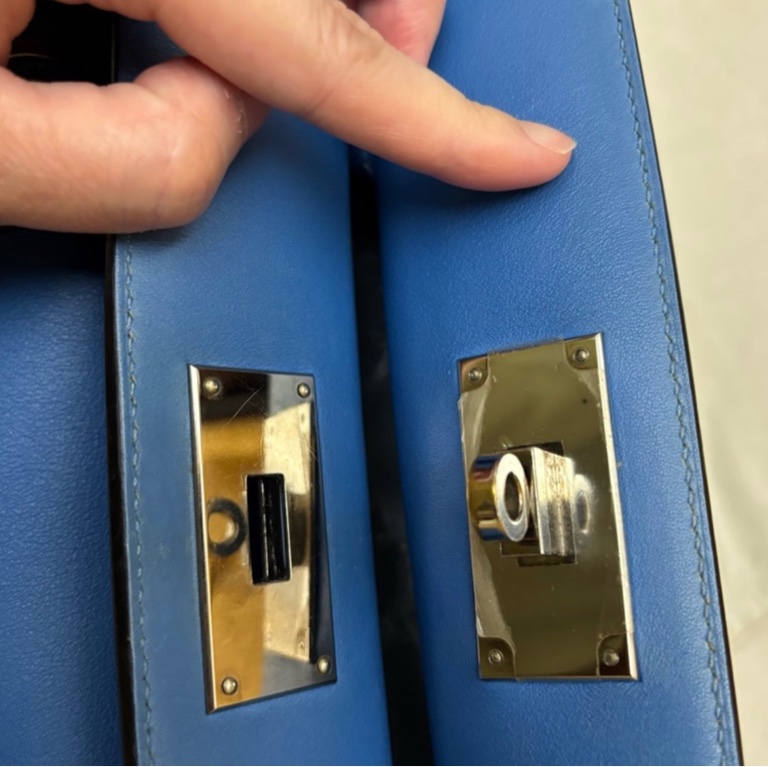 Hermes 愛馬仕 toolbox 26 牛奶盒子 銀扣 swift皮-35