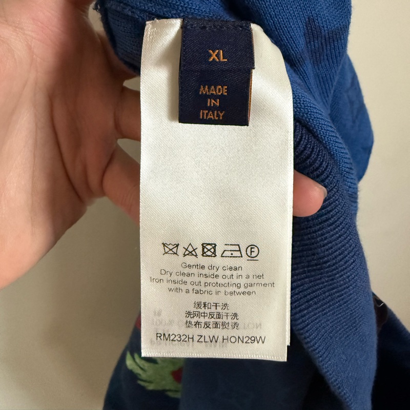 LOUIS VUITTON LV x 草間彌生 藍色滿logo針織短褲-2