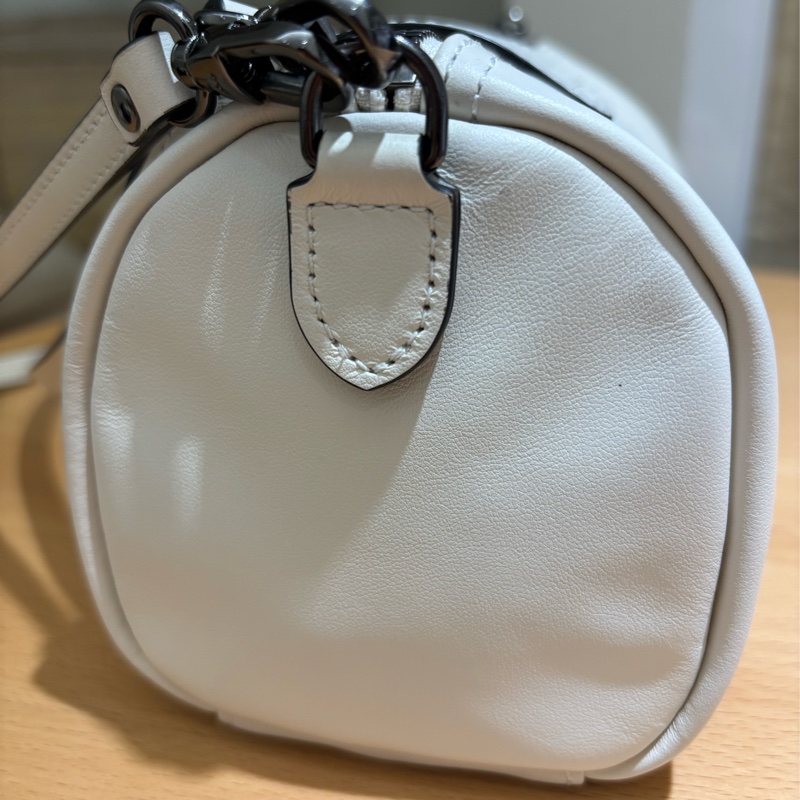 Longchamp Le Pliage Xtra 圓筒包 白-3