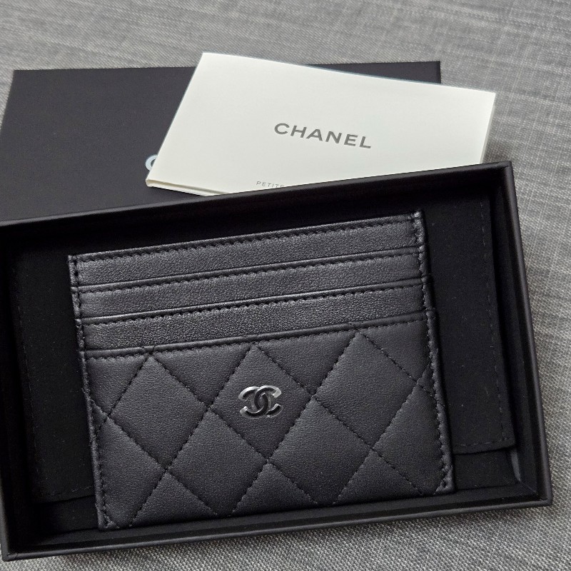 CHANEL 25c So black
雙 C logo 薄型卡片夾 卡夾 卡包-1