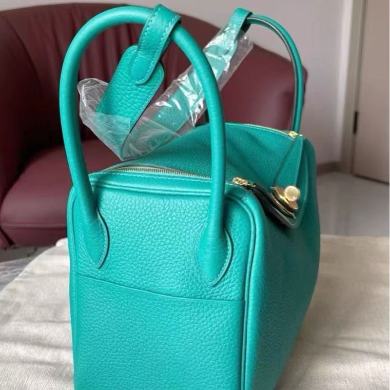 Hermes lindy26,D刻,好看的綠色 金扣 有塵袋,閒置品,五金扣膜都有-2