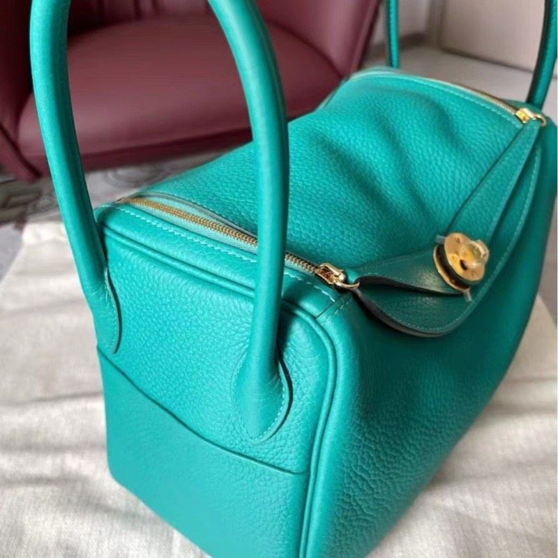 Hermes lindy26,D刻,好看的綠色 金扣 有塵袋,閒置品,五金扣膜都有-6
