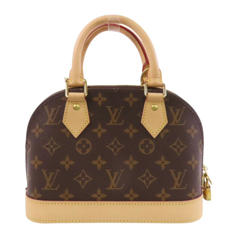 LOUIS VUITTON Monogram Alma BB金扣手挽肩背兩用袋-1