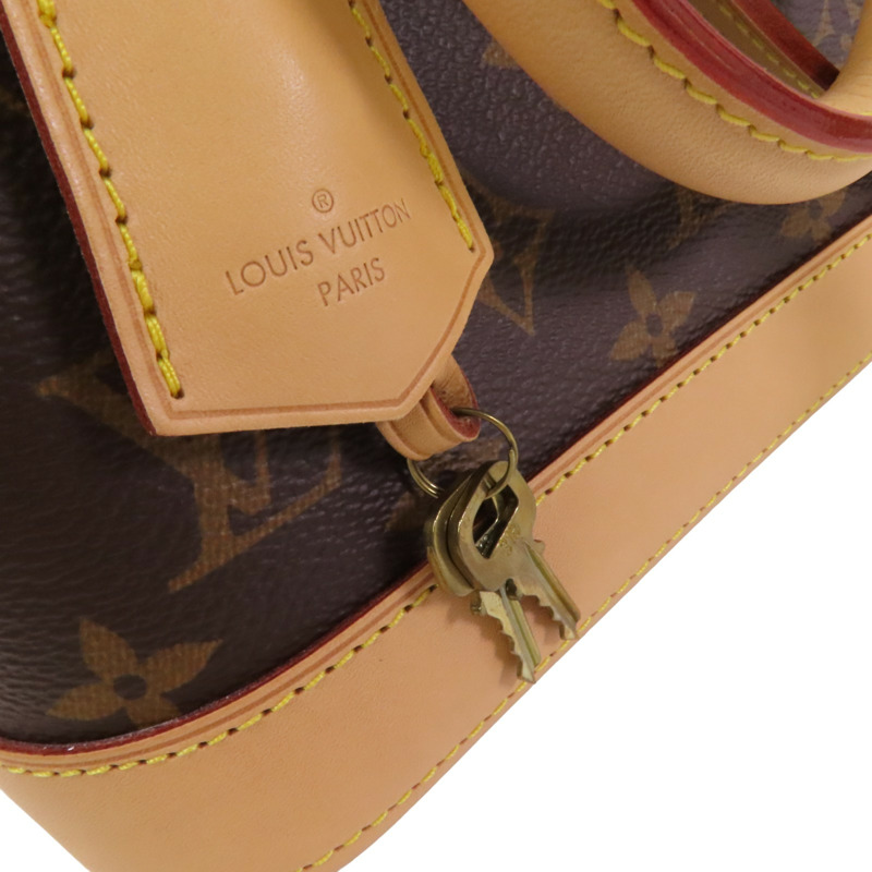 LOUIS VUITTON Monogram Alma BB金扣手挽肩背兩用袋-8