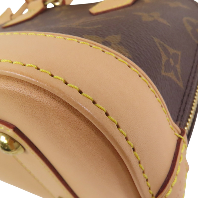 LOUIS VUITTON Monogram Alma BB金扣手挽肩背兩用袋-11