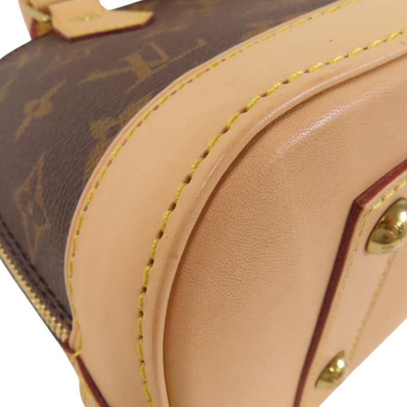 LOUIS VUITTON Monogram Alma BB金扣手挽肩背兩用袋-12