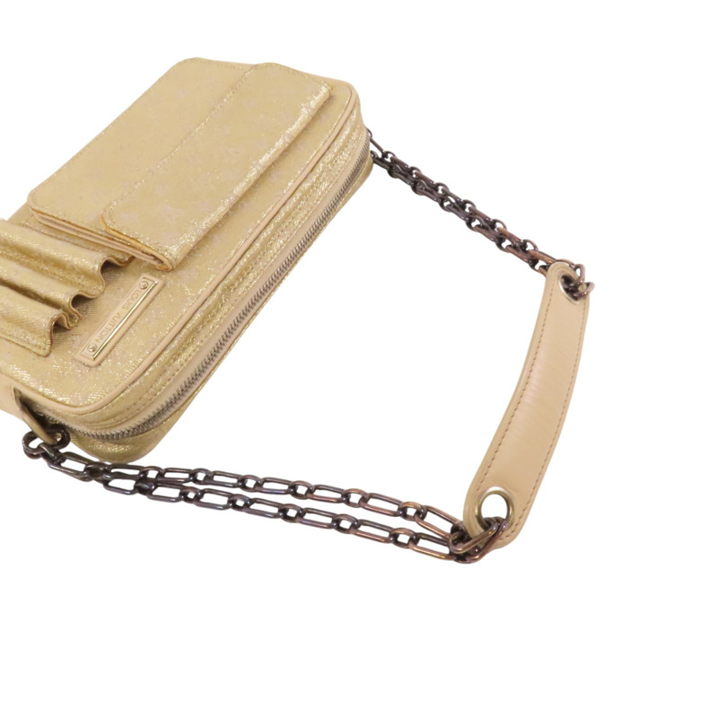 LOUIS VUITTON Monogram Shine McKenna鏈帶肩背袋-8