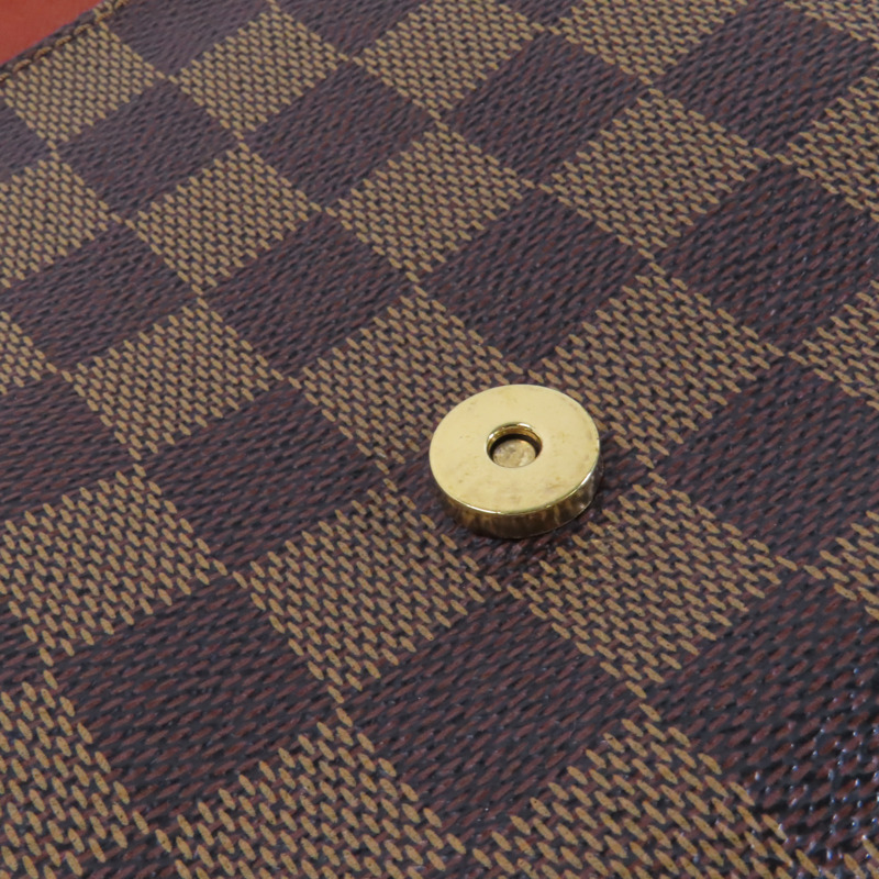 LOUIS VUITTON Damier Ebene Musette Tango金扣肩背袋-8