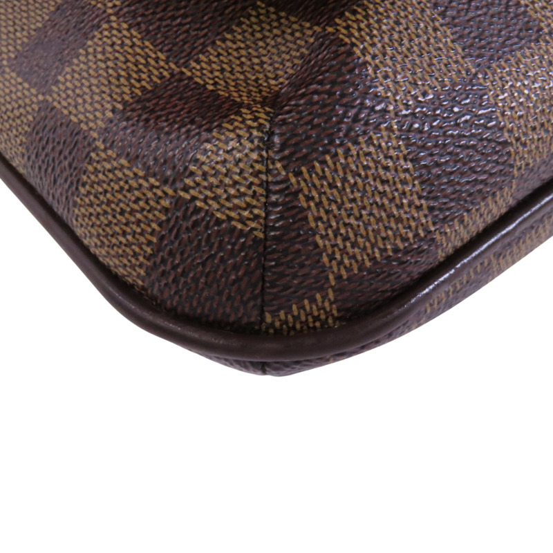 LOUIS VUITTON Damier Ebene Musette Tango金扣肩背袋-10
