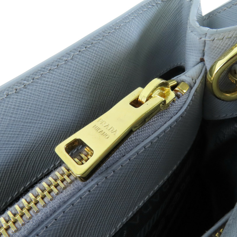PRADA Saffiano皮革Galleria Saffiano金扣手挽肩背兩用袋-8