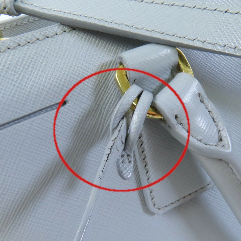 PRADA Saffiano皮革Galleria Saffiano金扣手挽肩背兩用袋-17