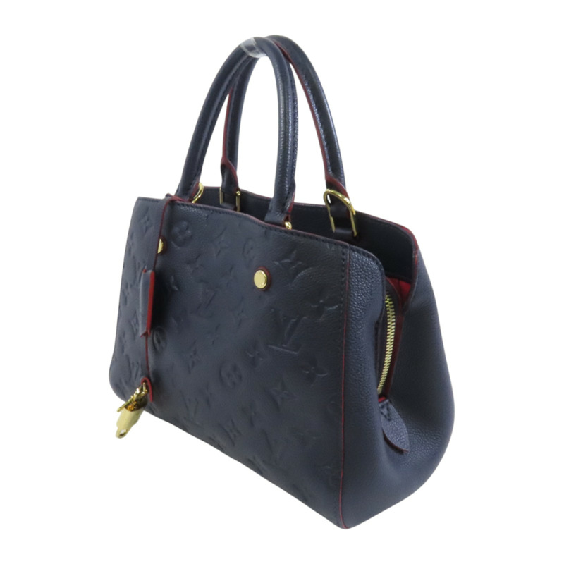 LOUIS VUITTON Monogram Empreinte Montaigne BB金扣手挽袋-2