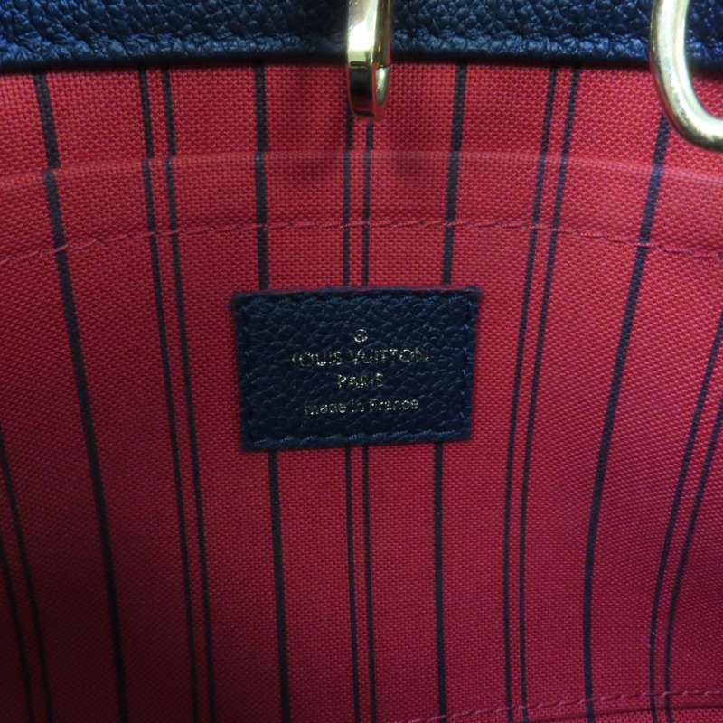 LOUIS VUITTON Monogram Empreinte Montaigne BB金扣手挽袋-5