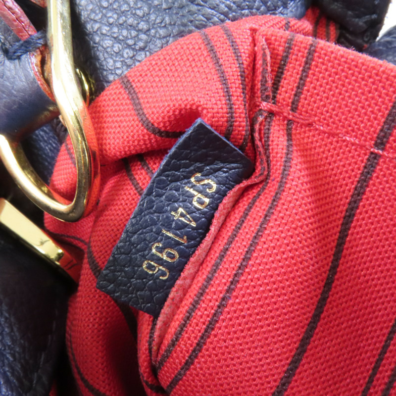 LOUIS VUITTON Monogram Empreinte Montaigne BB金扣手挽袋-6