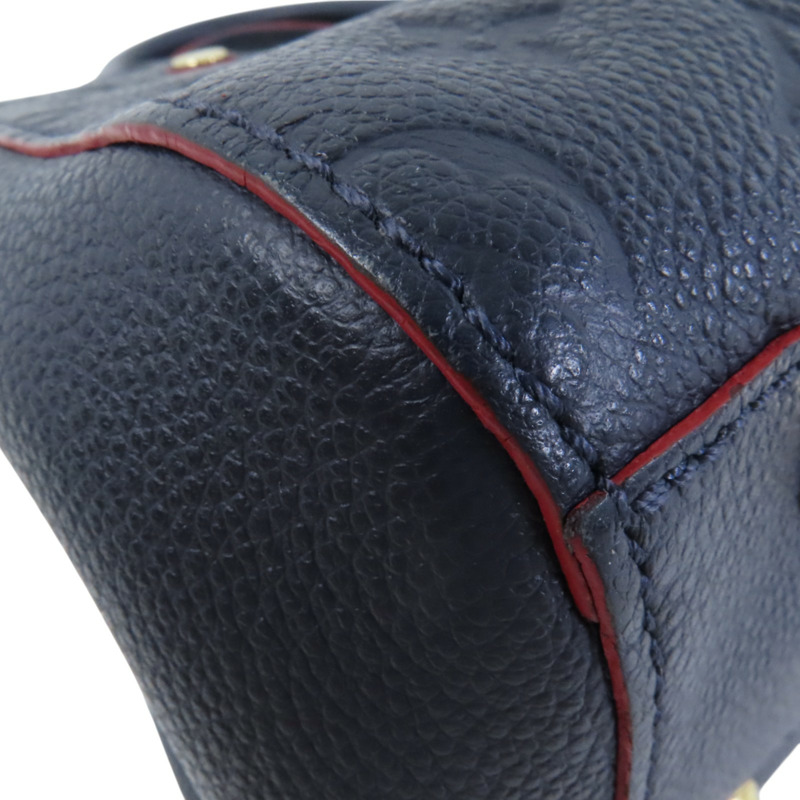 LOUIS VUITTON Monogram Empreinte Montaigne BB金扣手挽袋-12