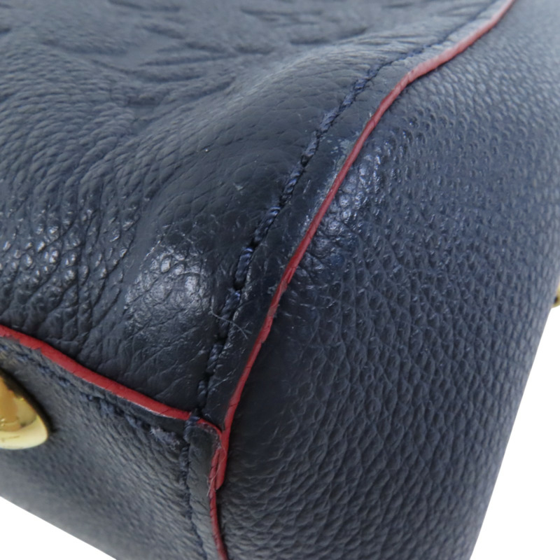 LOUIS VUITTON Monogram Empreinte Montaigne BB金扣手挽袋-13
