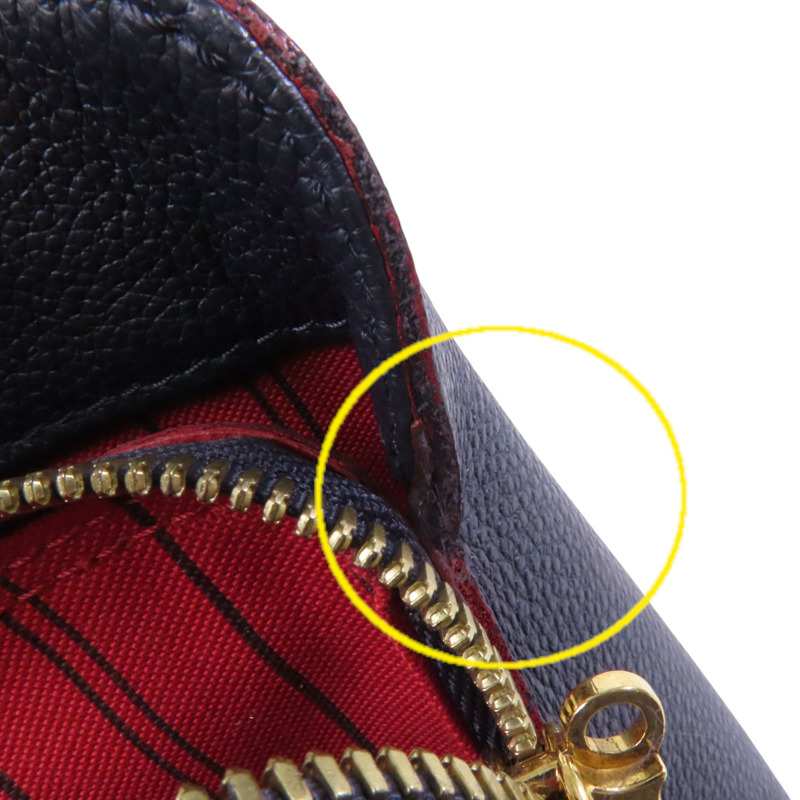 LOUIS VUITTON Monogram Empreinte Montaigne BB金扣手挽袋-17