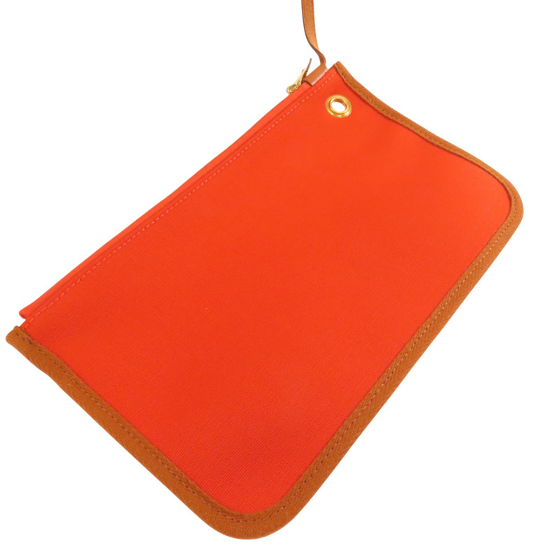 HERMES 帆布Herbag PM金扣手挽肩背兩用袋-14