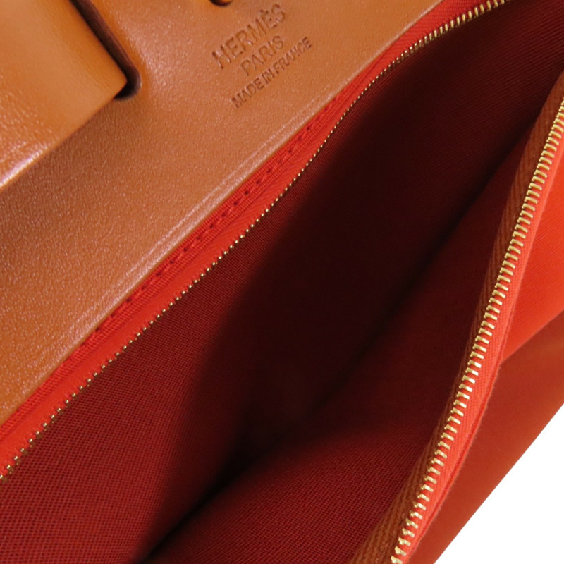 HERMES 帆布Herbag PM金扣手挽肩背兩用袋-19