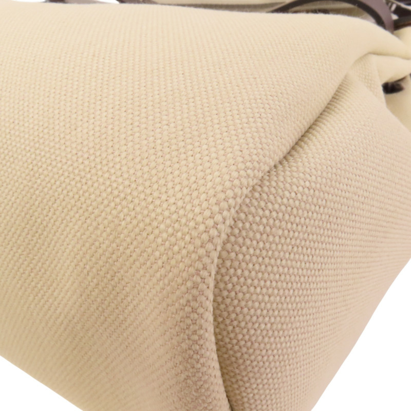 HERMES 帆布Herbag PM銀扣手挽肩背兩用袋-11
