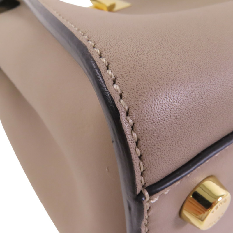 FENDI 牛皮皮革Peekaboo金扣手挽肩背兩用袋-10