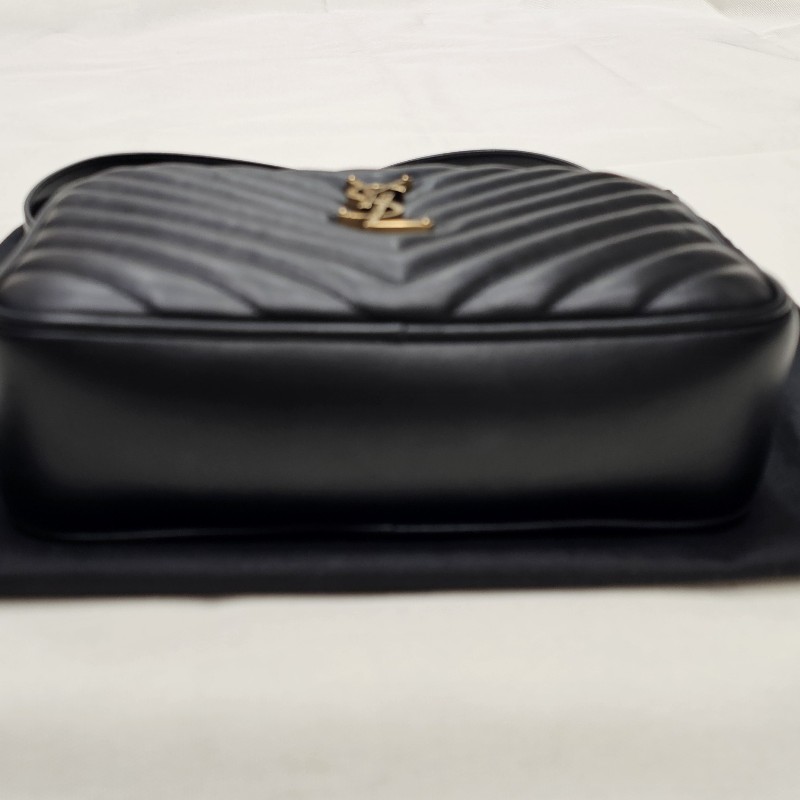YSL 相機包(黑.霧金)-10