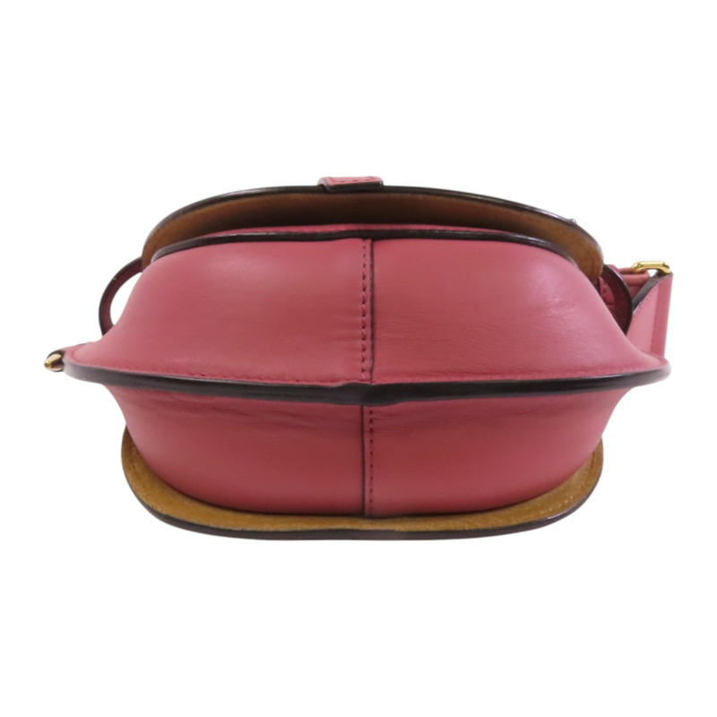 LOEWE 牛皮皮革Mini Gate金扣肩背袋-3